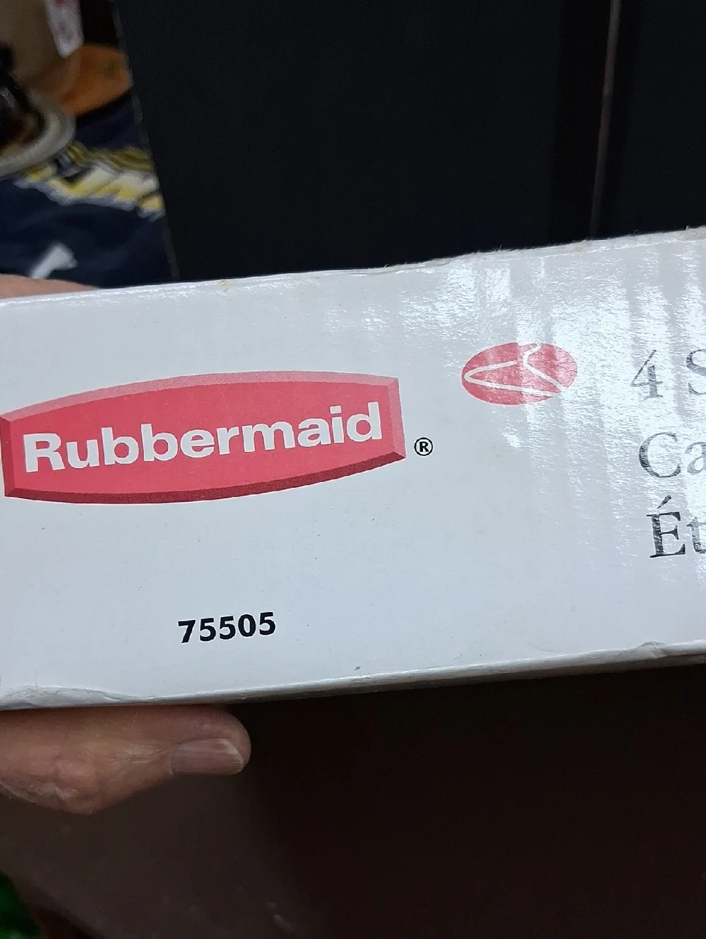 Rubbermaid 4 Shelf Cart Featuring Chrome Frame‎ With Wheels